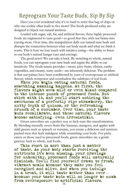 Easy Green Smoothie Recipe Book for Kids & Adults: Get Your Family Drinking Greens, Fruits & Veggies with Green Reset Formula! (Paperback)