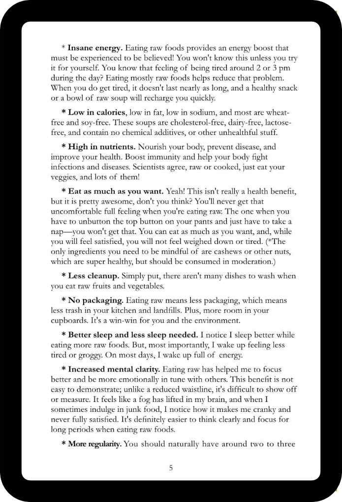 Easy Raw Soups: 40+ Super-Easy, Nutrient-Rich Raw Soup Recipes Bursting with Flavor! (Ebook)