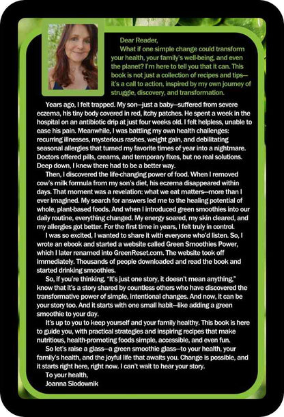 Green Reset Challenge! 6-Week Green Smoothie and Juicing Challenge (with recipes, shopping lists, tips, advice, and more) (Ebook)